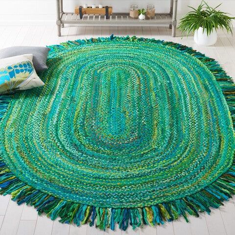 safavieh clearance braided brd451y green rug