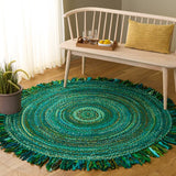 safavieh clearance braided brd451y green rug
