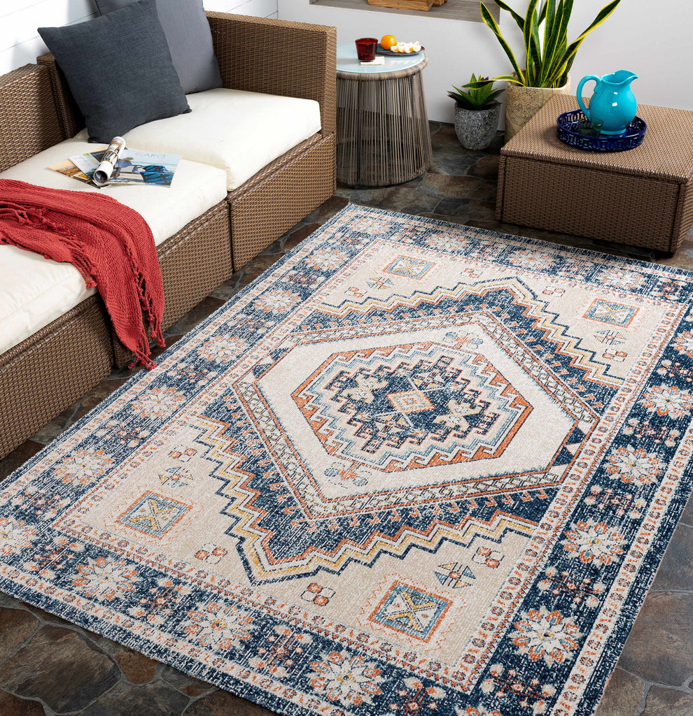 Hauteloom Burdekin BRDK Cream Machine Made Polyester Rug