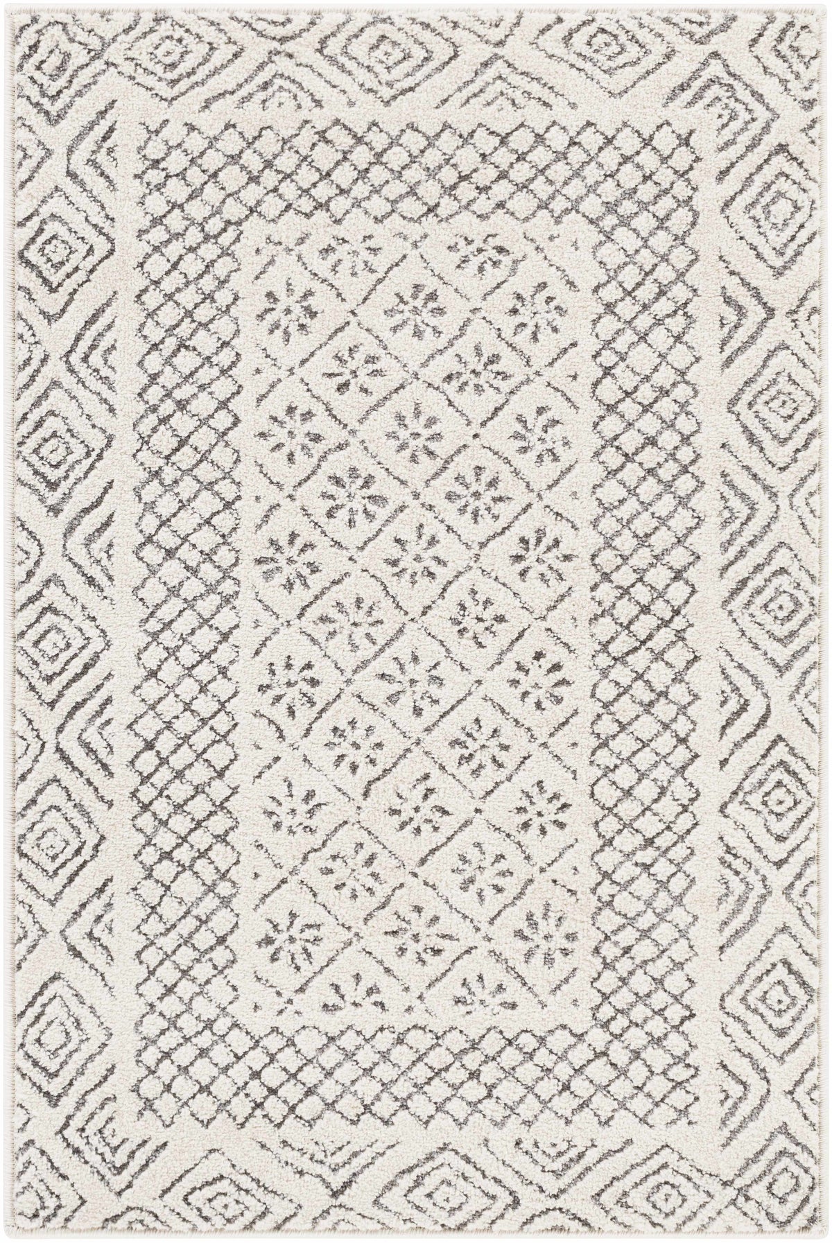 Hauteloom Burdette BRDT Charcoal Machine Made Polypropylene Rug