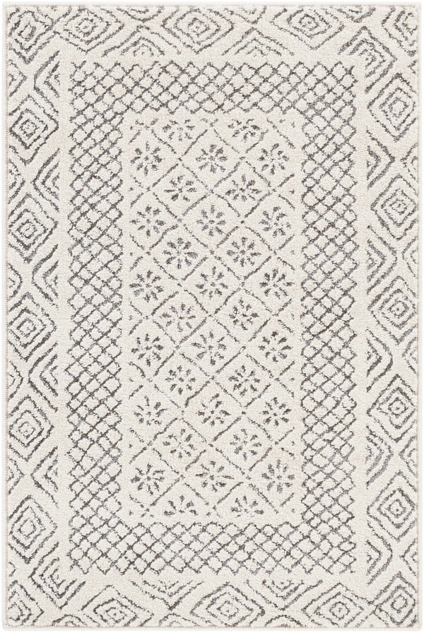 Hauteloom Burdette BRDT Charcoal Machine Made Polypropylene Rug