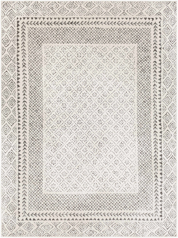 Hauteloom Burdette BRDT Charcoal Machine Made Polypropylene Rug