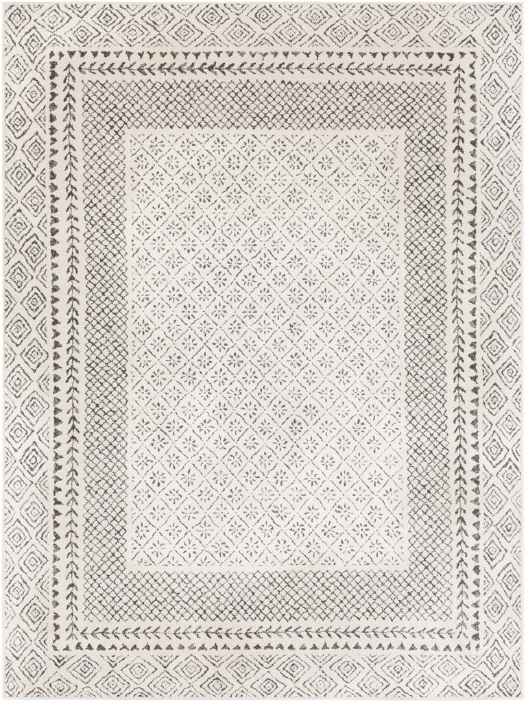 Hauteloom Burdette BRDT Charcoal Machine Made Polypropylene Rug