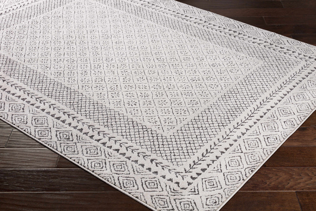 Hauteloom Burdette BRDT Charcoal Machine Made Polypropylene Rug