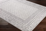 Hauteloom Burdette BRDT Charcoal Machine Made Polypropylene Rug