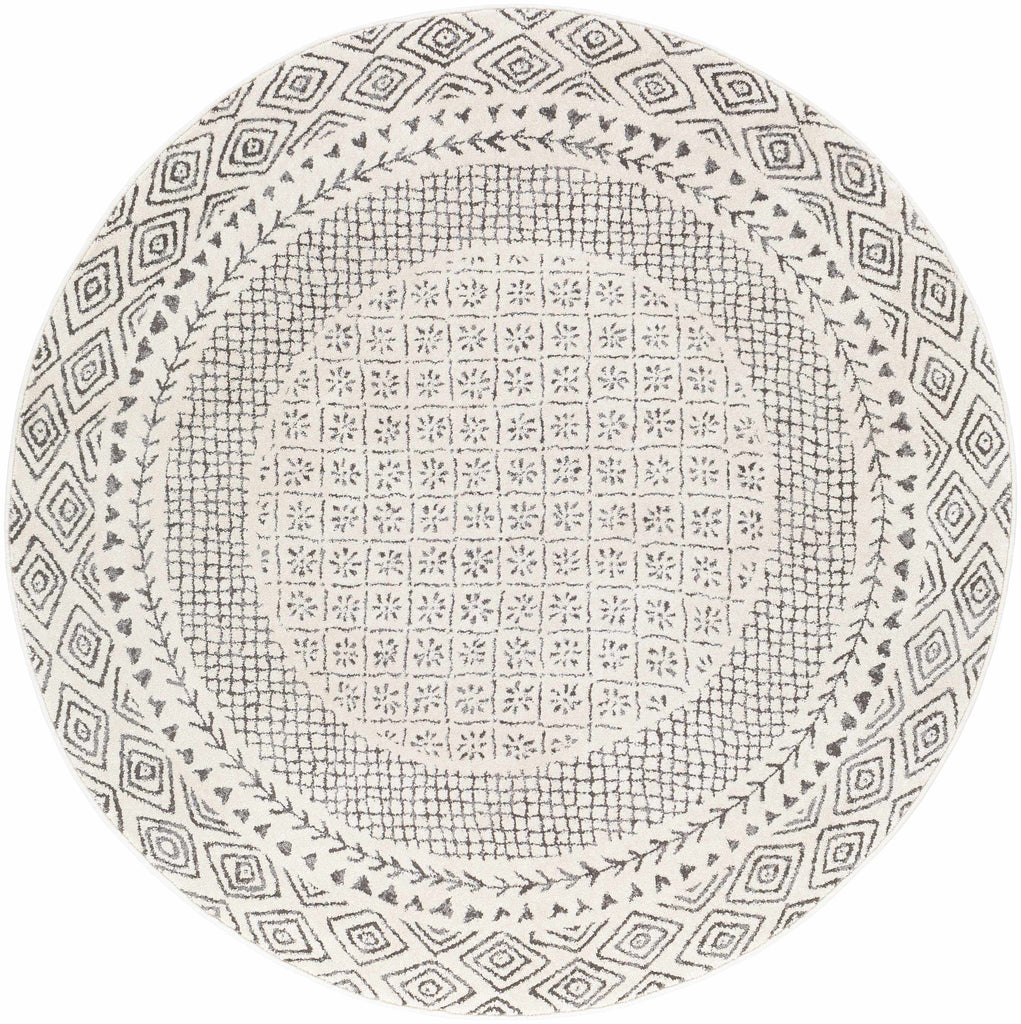 Hauteloom Burdette BRDT Charcoal Machine Made Polypropylene Rug