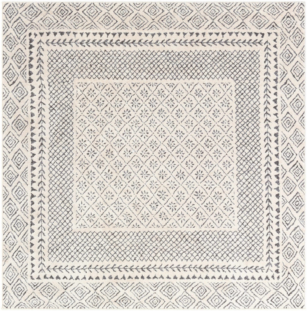 Hauteloom Burdette BRDT Charcoal Machine Made Polypropylene Rug