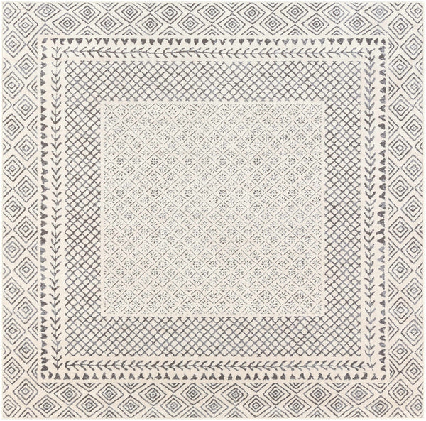 Hauteloom Burdette BRDT Charcoal Machine Made Polypropylene Rug