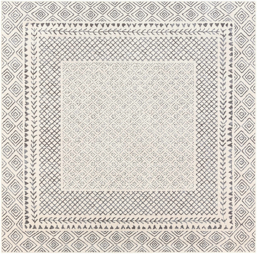 Hauteloom Burdette BRDT Charcoal Machine Made Polypropylene Rug