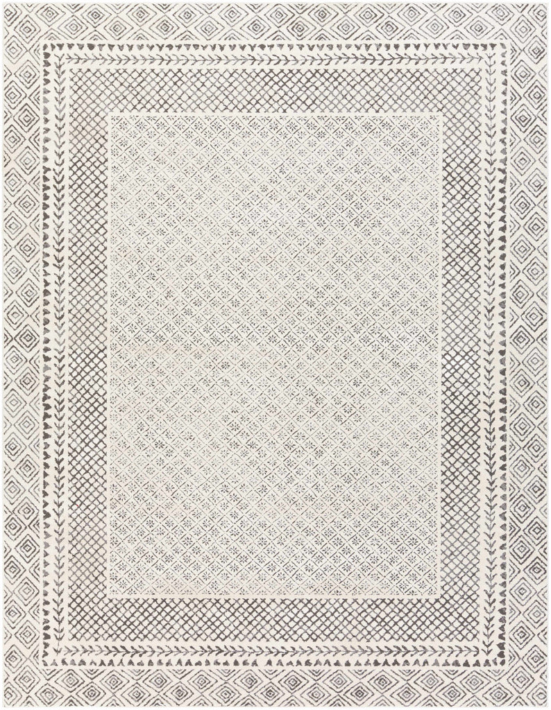 Hauteloom Burdette BRDT Charcoal Machine Made Polypropylene Rug