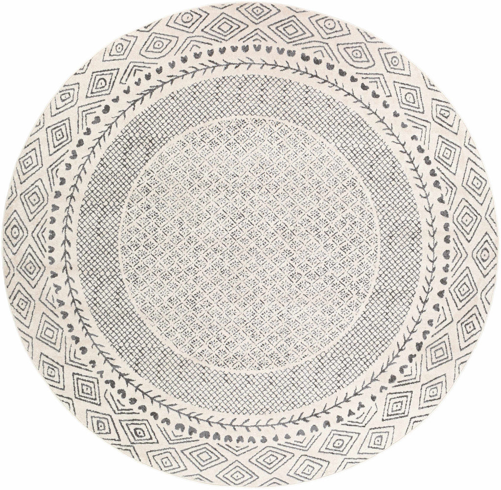 Hauteloom Burdette BRDT Charcoal Machine Made Polypropylene Rug
