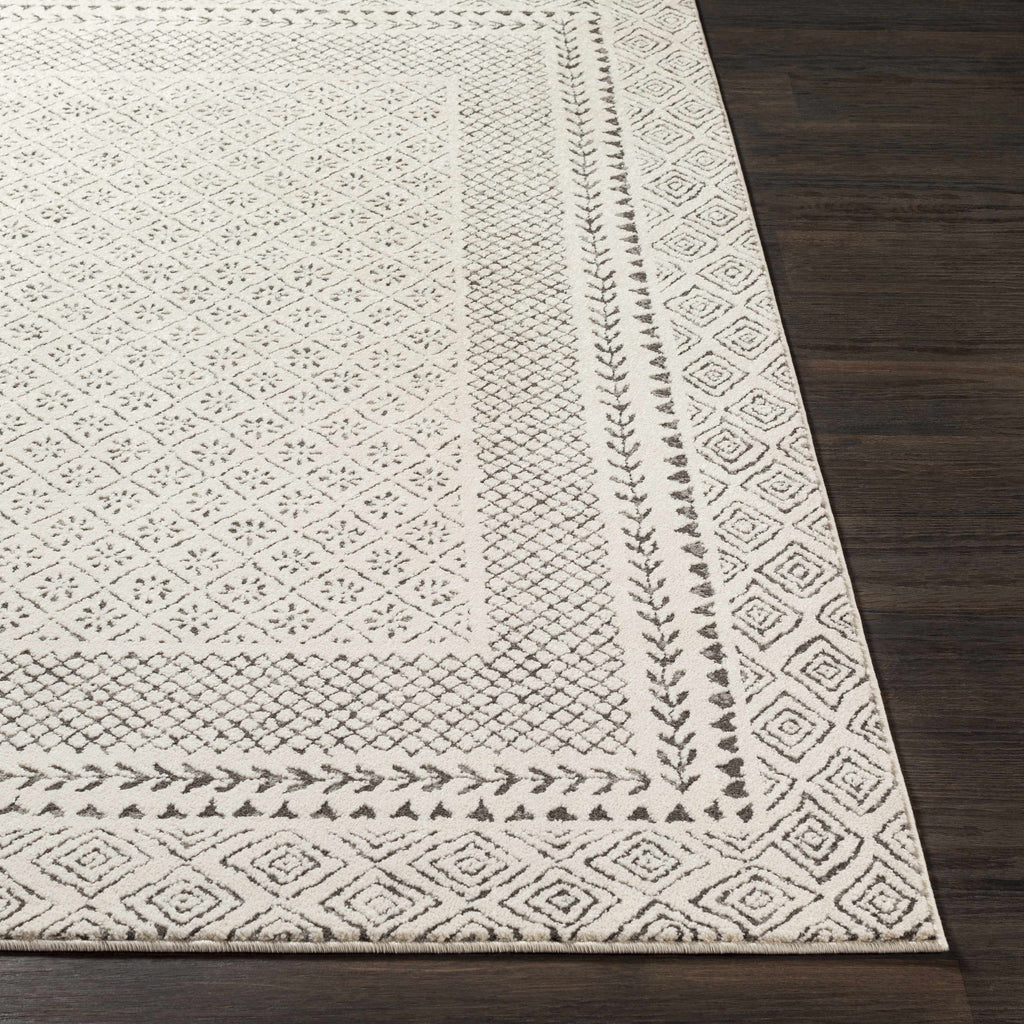 Hauteloom Burdette BRDT Charcoal Machine Made Polypropylene Rug