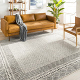 Hauteloom Burdette BRDT Charcoal Machine Made Polypropylene Rug