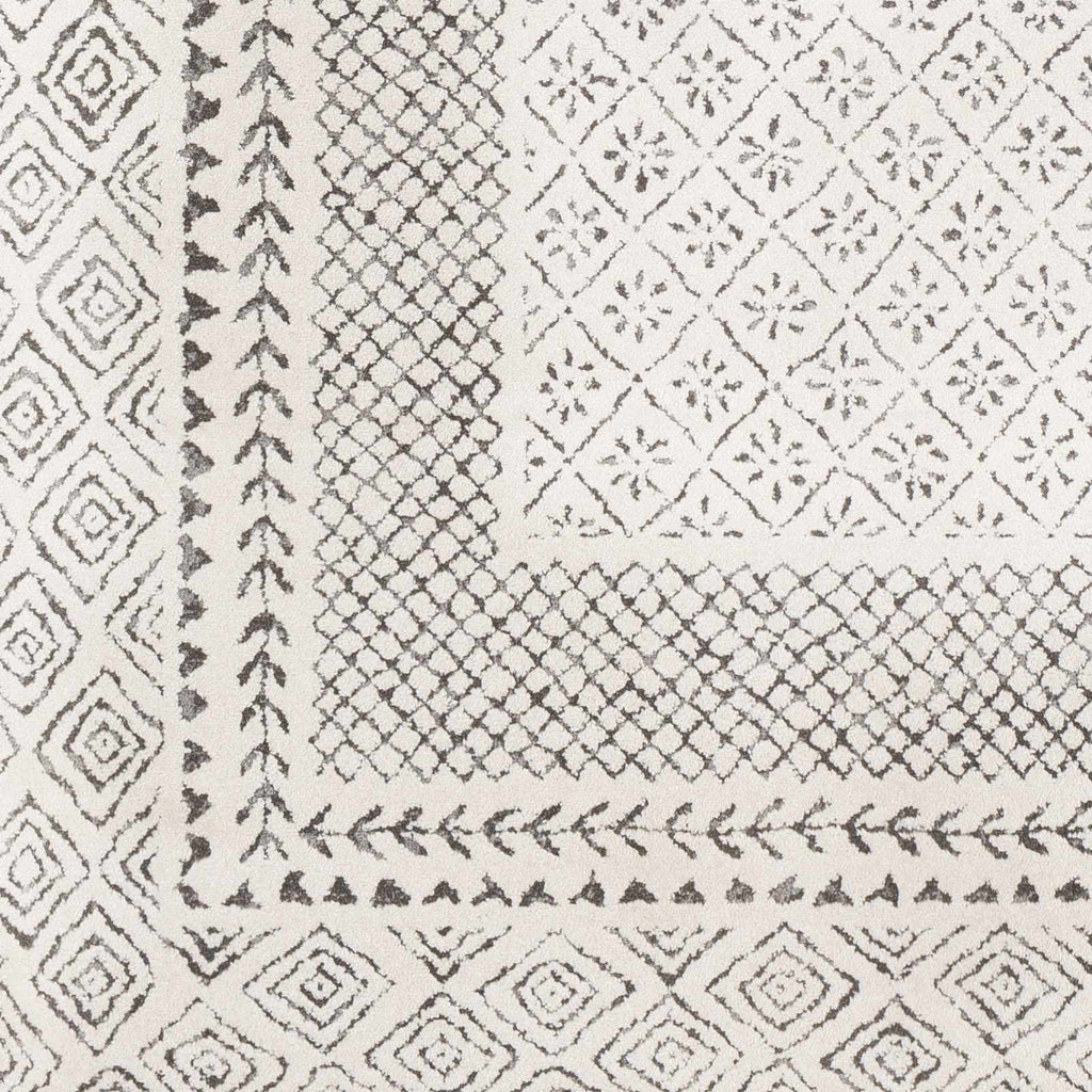 Hauteloom Burdette BRDT Charcoal Machine Made Polypropylene Rug