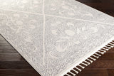 Hauteloom Birdwood BRDWD Charcoal Machine Made Polyester Rug