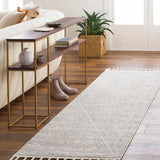 Hauteloom Birdwood BRDWD Charcoal Machine Made Polyester Rug