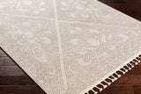 Hauteloom Birdwoody BRDWY Beige Machine Made Polypropylene Rug