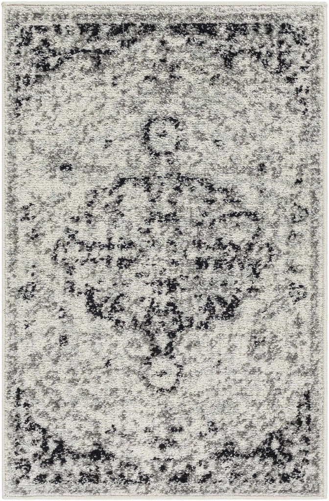 Hauteloom Bordeaux BRDX Charcoal Machine Made Polypropylene Rug