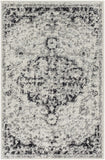 Hauteloom Bordeaux BRDX Charcoal Machine Made Polypropylene Rug