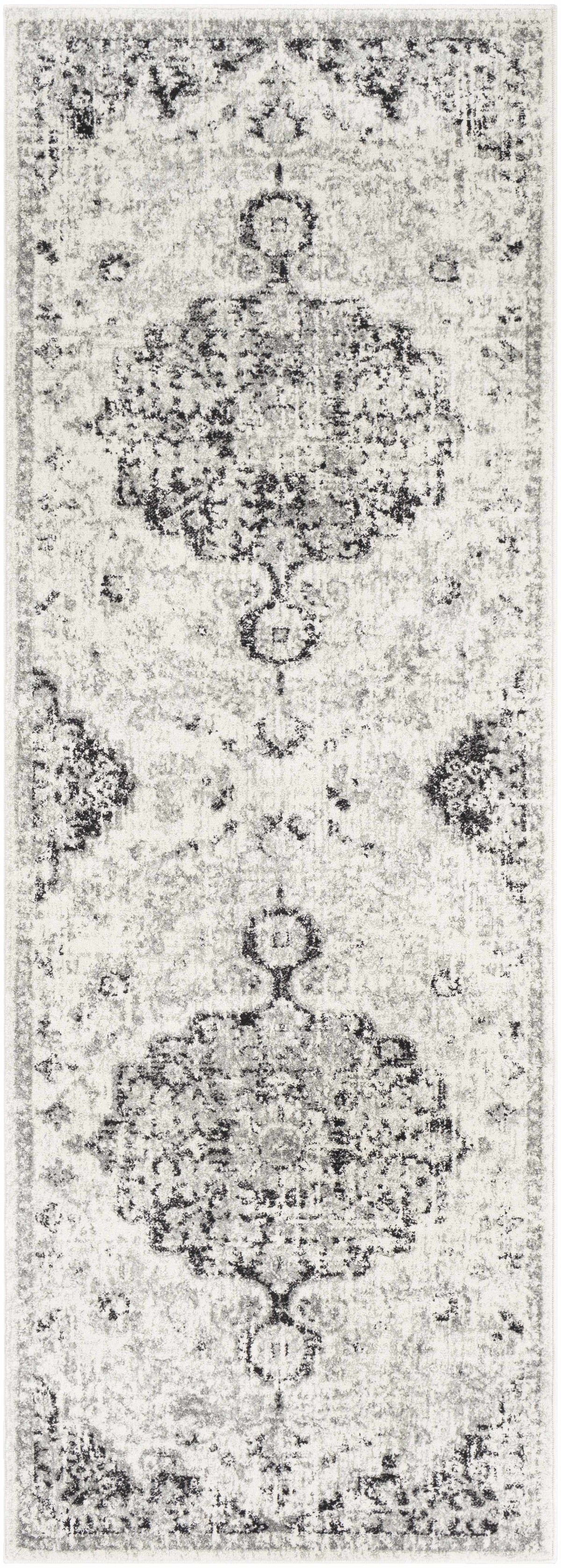 Hauteloom Bordeaux BRDX Charcoal Machine Made Polypropylene Rug