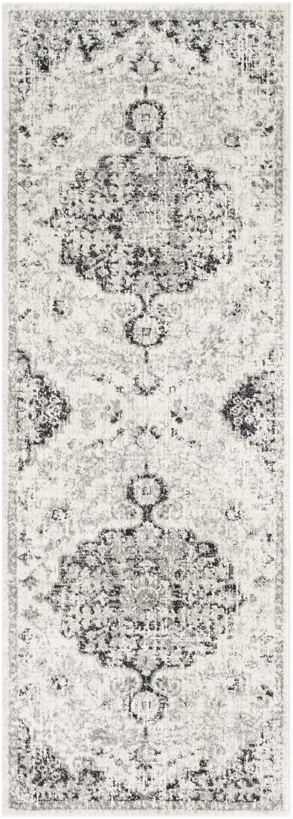 Hauteloom Bordeaux BRDX Charcoal Machine Made Polypropylene Rug