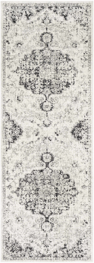 Hauteloom Bordeaux BRDX Charcoal Machine Made Polypropylene Rug