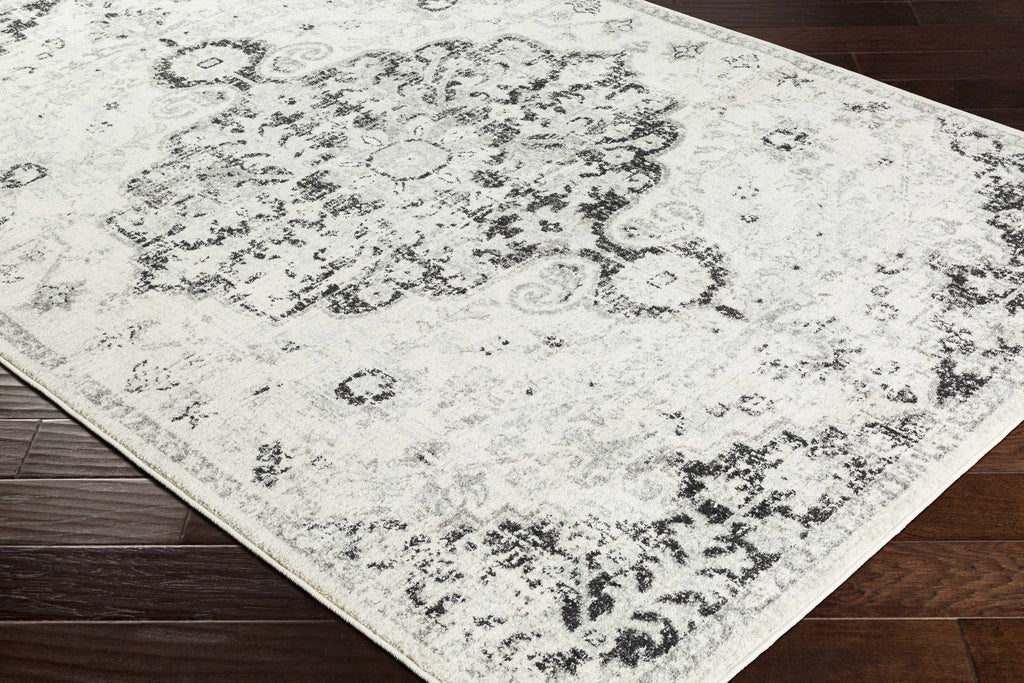 Hauteloom Bordeaux BRDX Charcoal Machine Made Polypropylene Rug