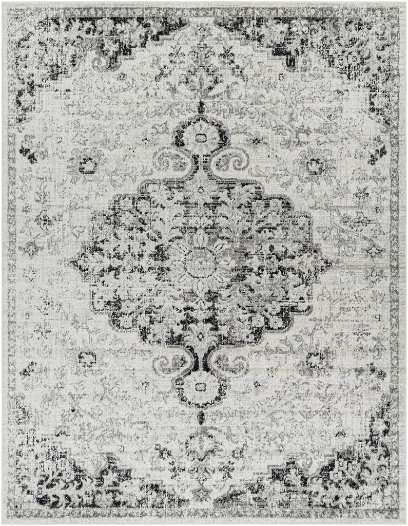 Hauteloom Bordeaux BRDX Charcoal Machine Made Polypropylene Rug