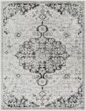 Hauteloom Bordeaux BRDX Charcoal Machine Made Polypropylene Rug