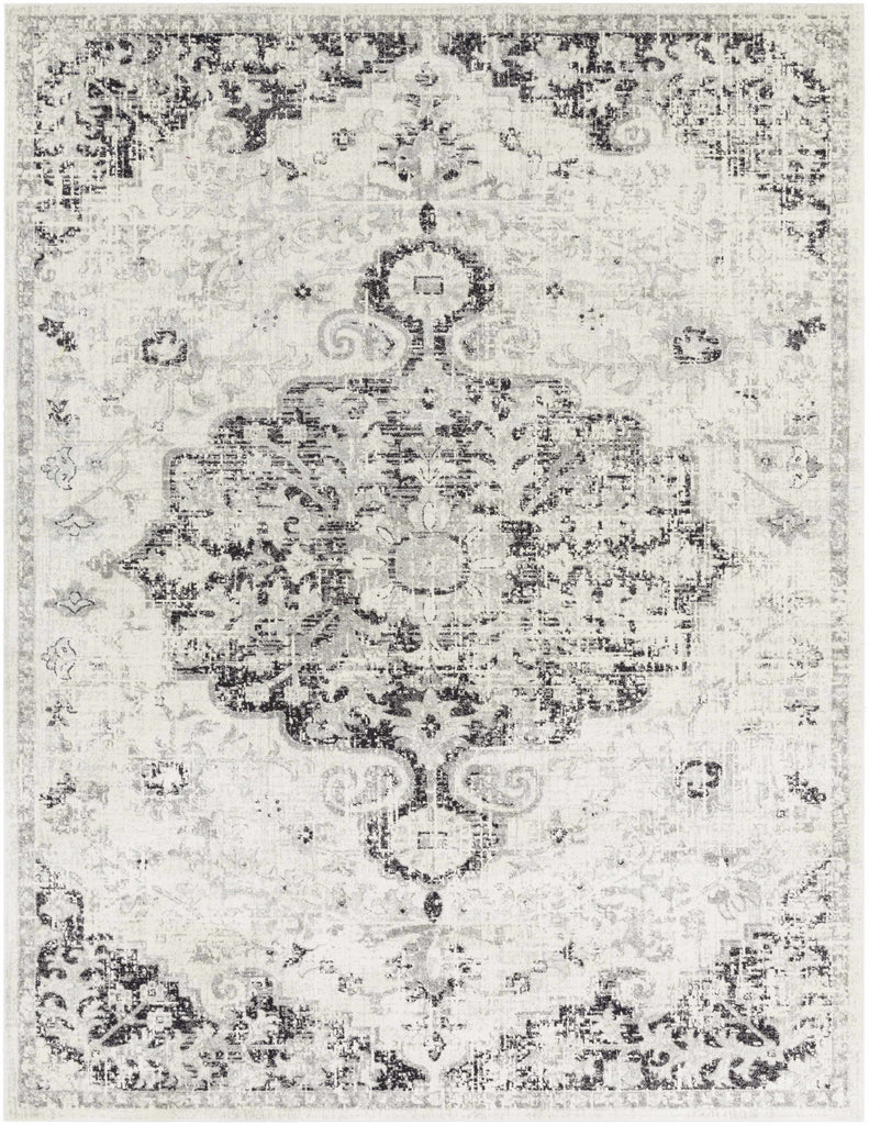 Hauteloom Bordeaux BRDX Charcoal Machine Made Polypropylene Rug