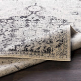 Hauteloom Bordeaux BRDX Charcoal Machine Made Polypropylene Rug