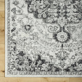 Hauteloom Bordeaux BRDX Charcoal Machine Made Polypropylene Rug
