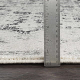 Hauteloom Bordeaux BRDX Charcoal Machine Made Polypropylene Rug
