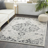 Hauteloom Bordeaux BRDX Charcoal Machine Made Polypropylene Rug