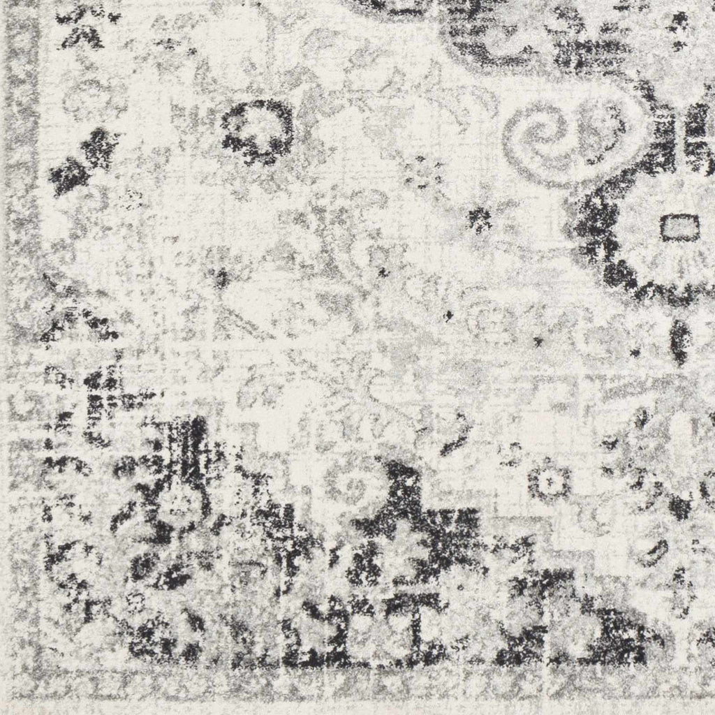 Hauteloom Bordeaux BRDX Charcoal Machine Made Polypropylene Rug