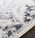 Hauteloom Bordeaux BRDX Charcoal Machine Made Polypropylene Rug