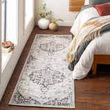 Hauteloom Bordeaux BRDX Charcoal Machine Made Polypropylene Rug