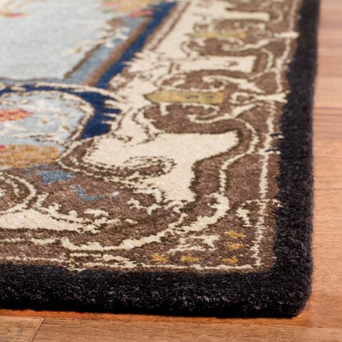 safavieh clearance bergama brg141a light blue rug