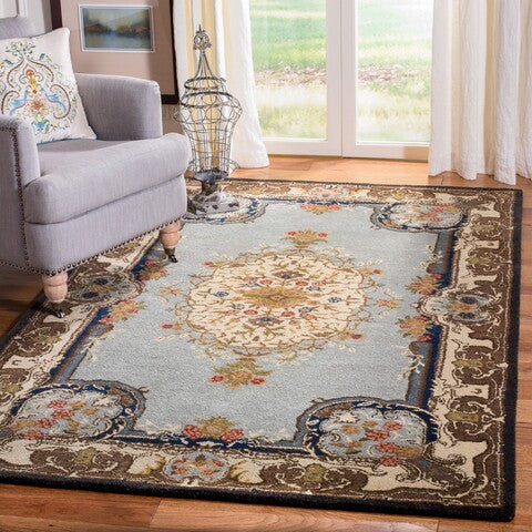 safavieh clearance bergama brg141a light blue rug
