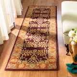 safavieh clearance bergama brg190c burgundy rug