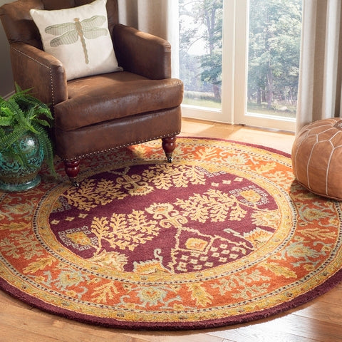 safavieh clearance bergama brg190c burgundy rug
