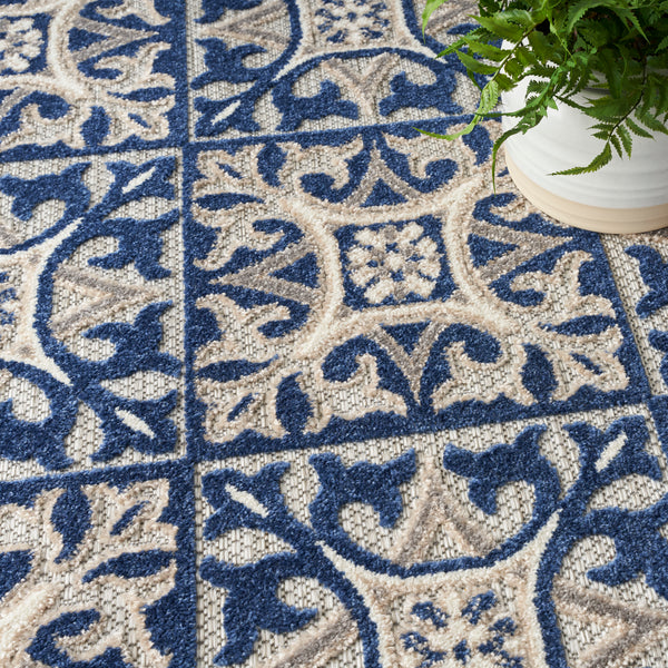 nourison aloha alh34 blue rug