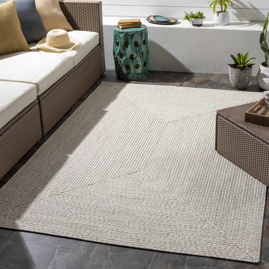 Hauteloom Bargo BRGVF Cream Machine Made Polypropylene Rug