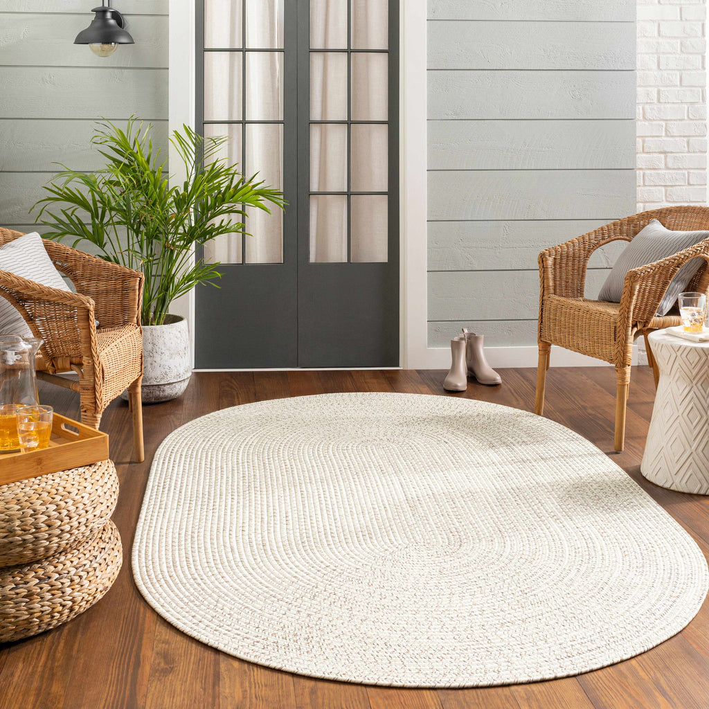 Hauteloom Bargo BRGVF Cream Machine Made Polypropylene Rug