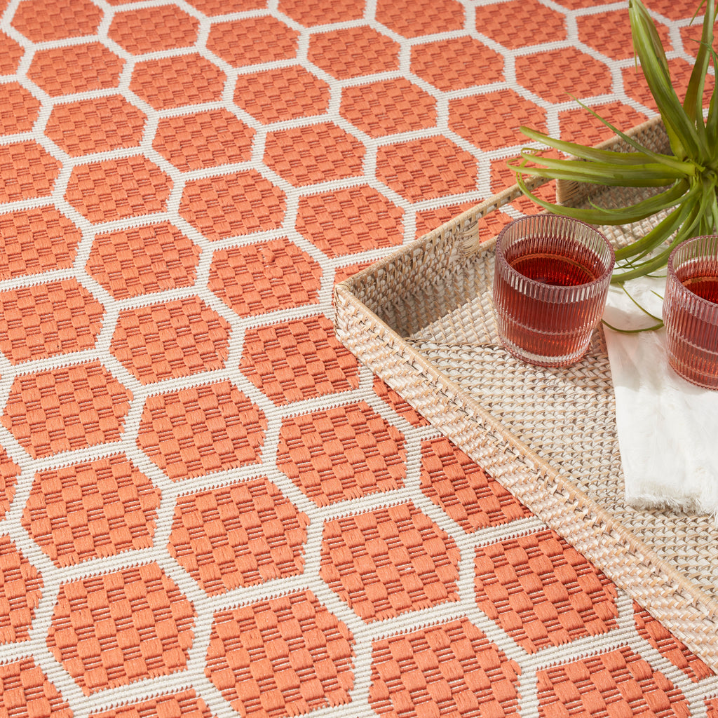 nourison twist reversible tws01 coral rug