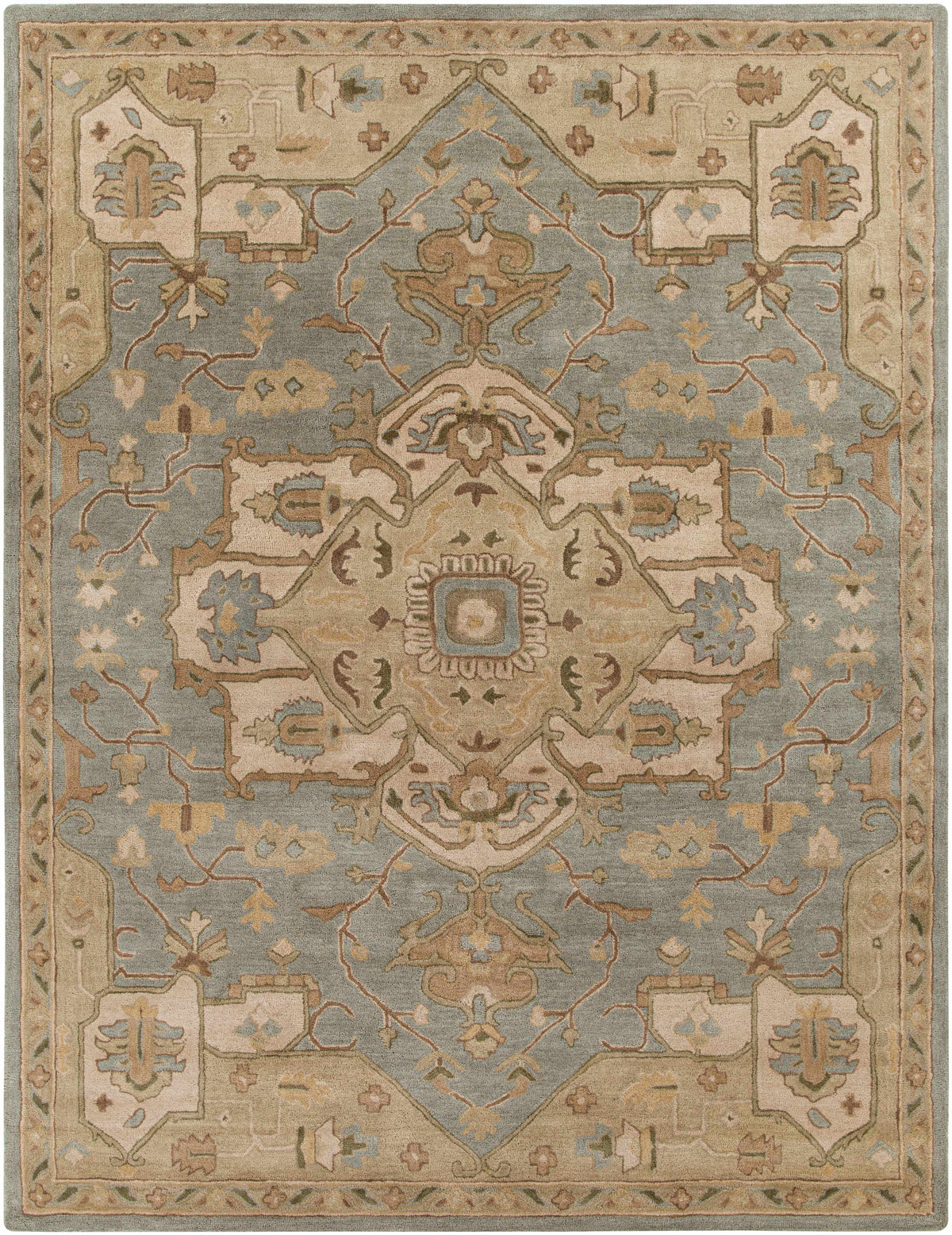 Hauteloom Broomfield BRM Sage Hand Tufted Wool Rug