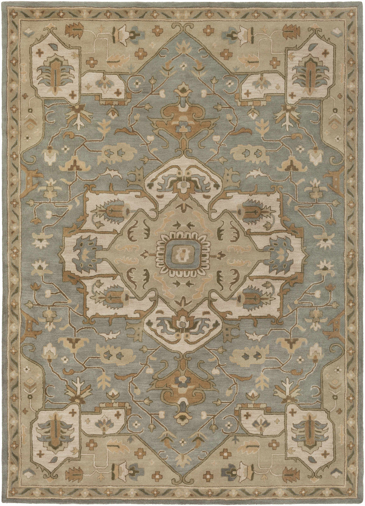 Hauteloom Broomfield BRM Sage Hand Tufted Wool Rug