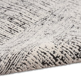 nourison ck024 irradiant irr01 cream black rug