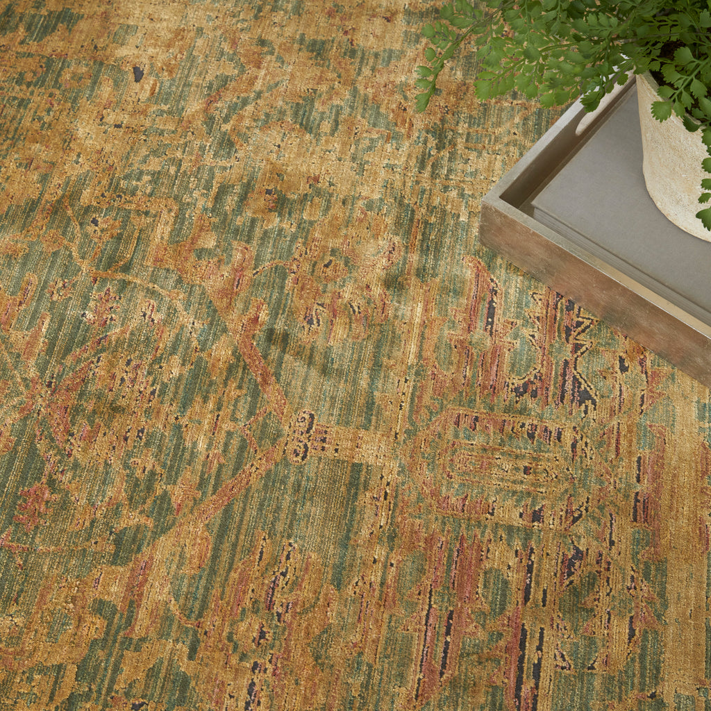 nourison luxurious lrs01 olive rug
