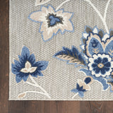 nourison aloha alh31 blue grey rug